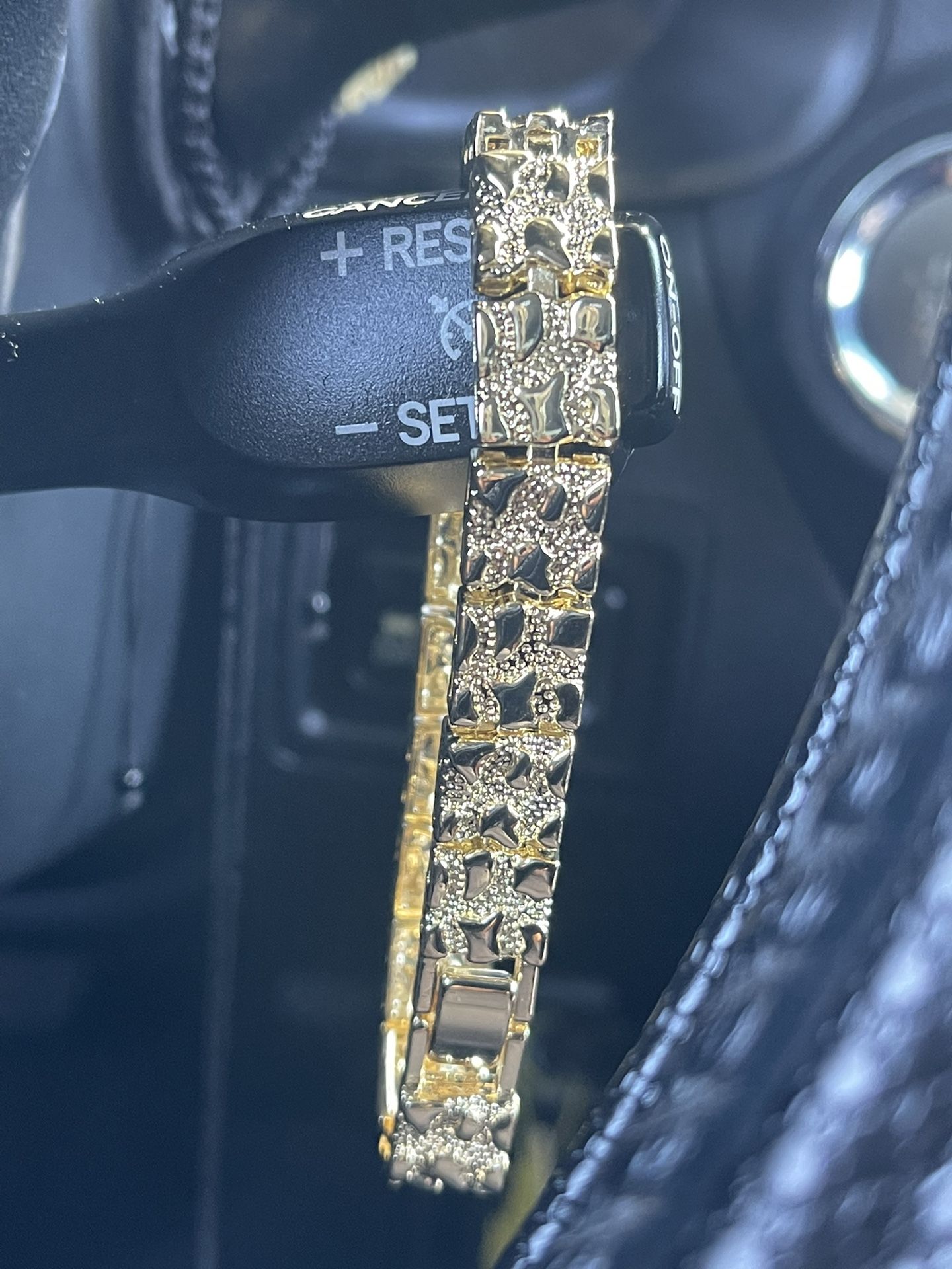 Gold Nugget Bracelet