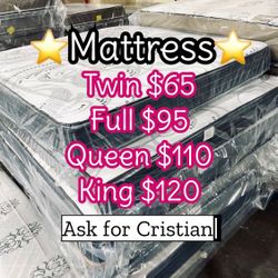 New Mattresses  Twin mattress Full mattress Queen mattress  King mattress  Colchones nuevos  Beds 