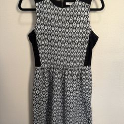 Madewell Black And White Dress