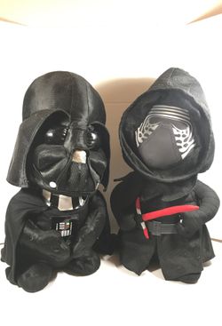 Duo of Starwars Plush Collectibles