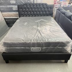 $399 Cama Y Colchón / Queen Mattress & Bed Frame 