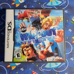 ABC'S Wipeout Nintendo DS DSi DS Lite 2DS 3DS XL LL Game Cartridge Case Artwork Manual & Inserts Included