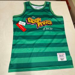 Fresh Prince of Bel-Air Jersey New with Tags size Large