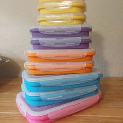 Flat Stacks Collapsible Tupperware