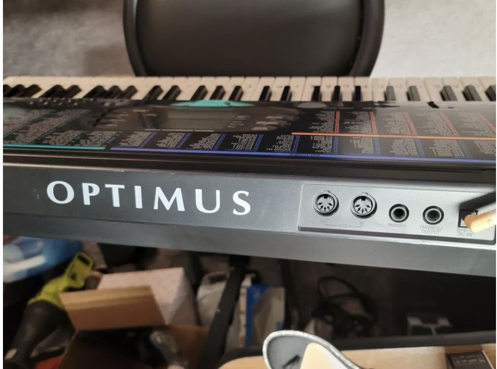 OPTIMUS MD-1150 61 Key Portable Electronic MIDI Keyboard (Variable Touch)