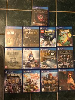 PS4 games for sale still new!