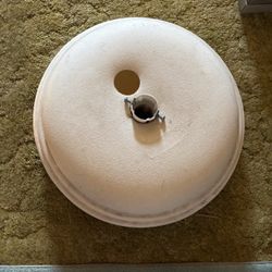 Round Patio Umbrella Base with Umbrella