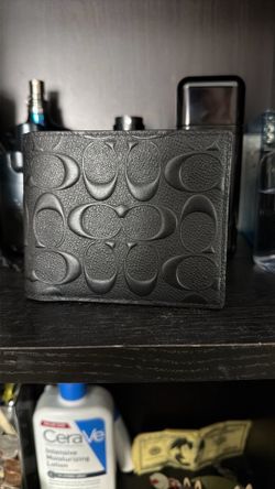 Men’s Black Coach Wallet