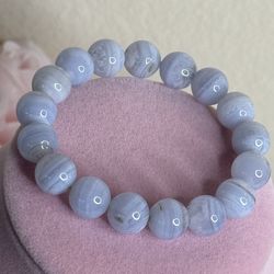 10.9mm Blue Lace Agate 🩵