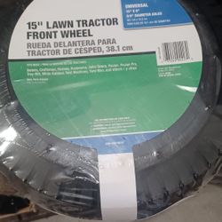 (490-(contact info removed)) Lawn Mower Front Wheel-15-Inch Universal Fit, 15"