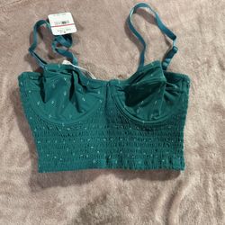 Free People Corset Shirt 