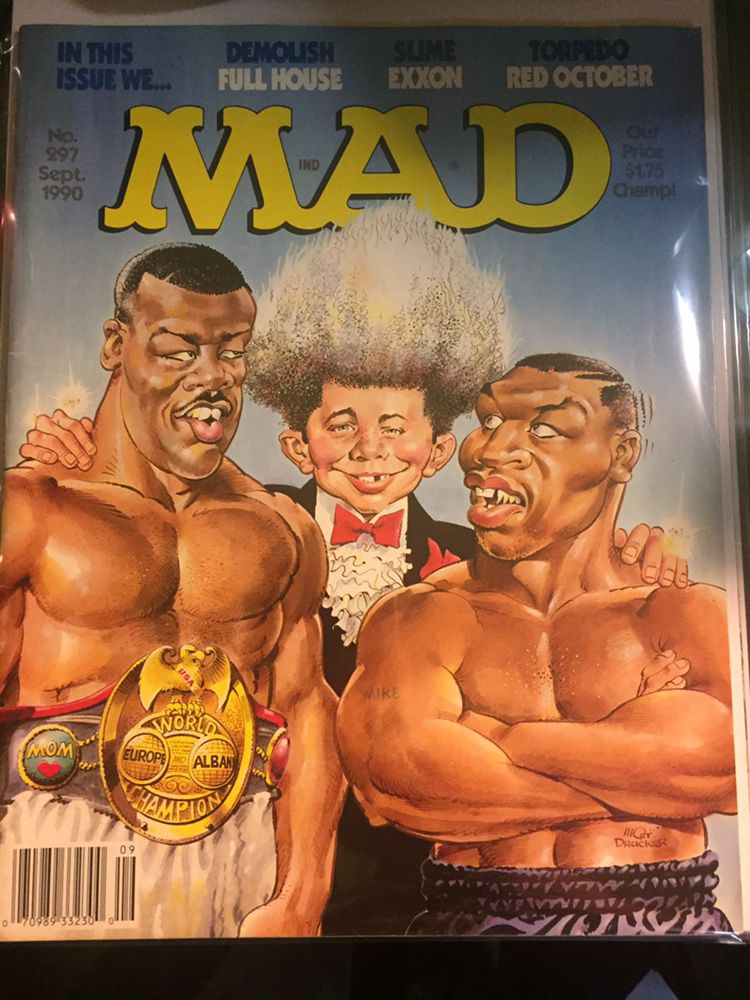 Tyson And Buster Douglas Mad Magazine
