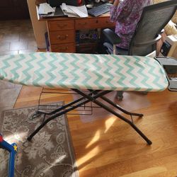 Delux HEAVY-DUTY  Ironing Board With Auto And Iron Holder