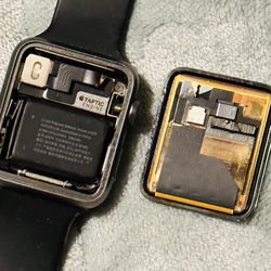 Apple Watch Series 1 42mm Space Gray Aluminum AS IS Parts Only, Face Detached