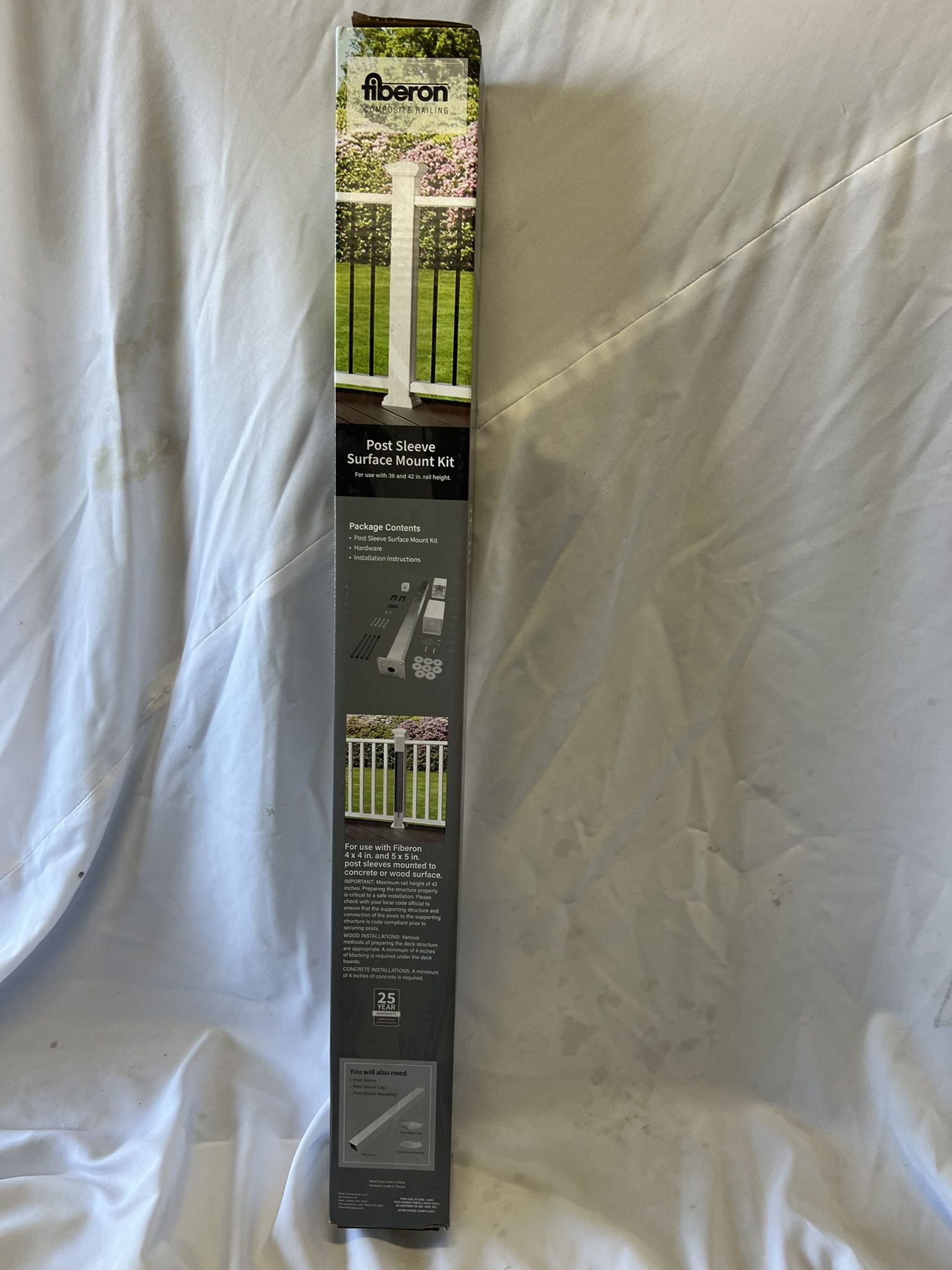 Fiberon Post Sleeve Surface Mount Kit Univ