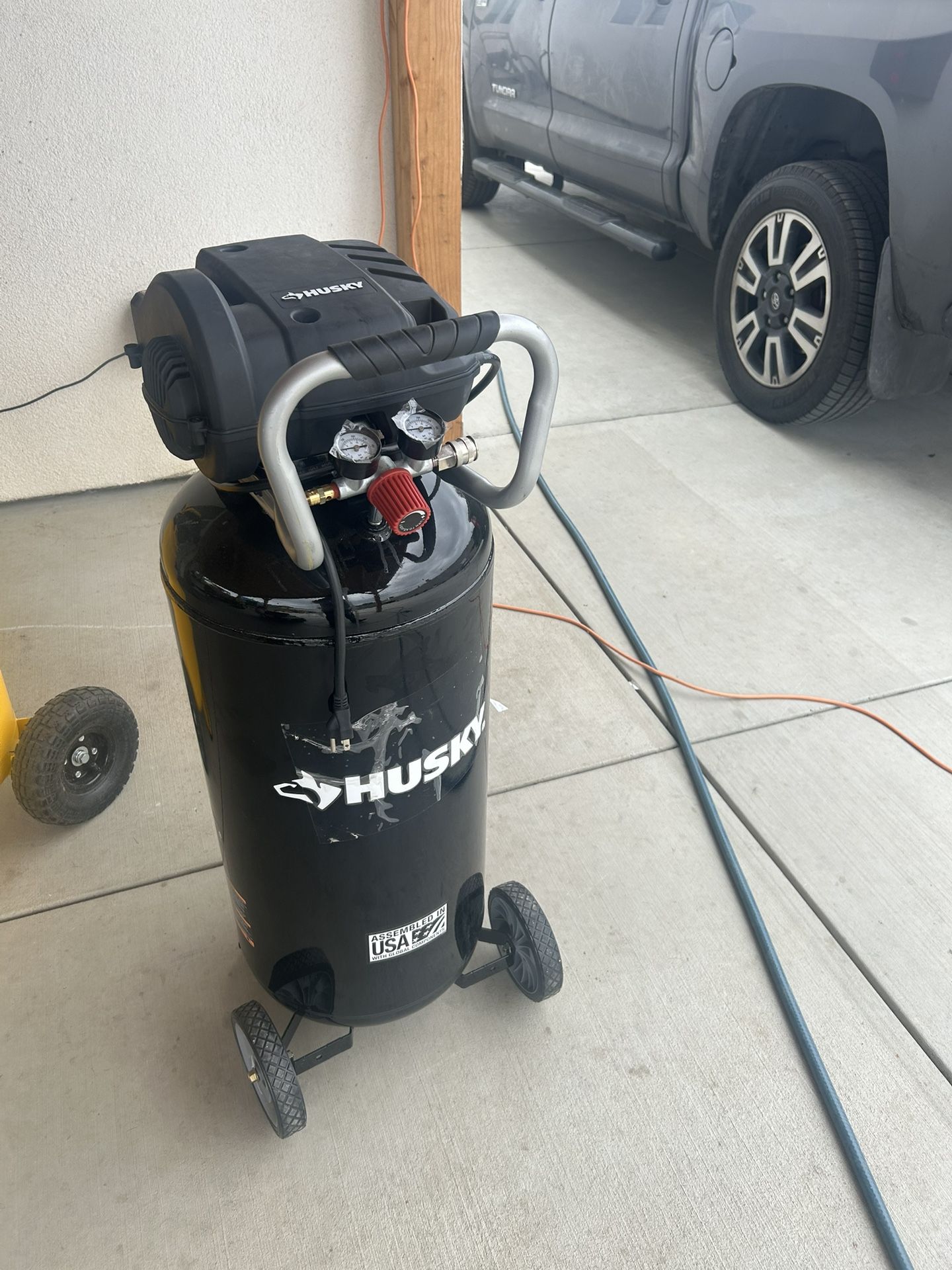 Husky 20 Gal. 200 PSI Oil Free Portable Vertical Electric Air Compressor