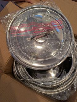 Stainless Steel Stock Pot Set, 4 Piece, Brand New in Box