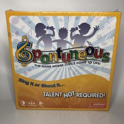 Spontuneous - The Song Game - Sing It or Shout - Family Game Night Singing Game