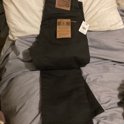 Vol Com Slim Straight Black Pants