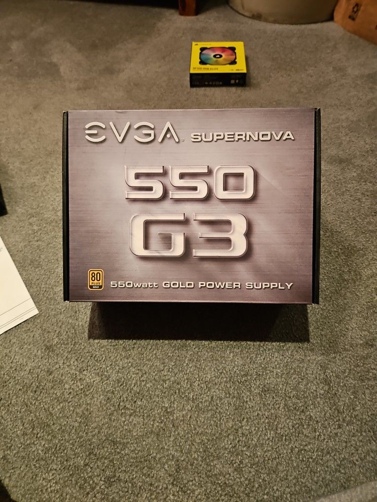 Evga Psu, 550 Watts, Gold