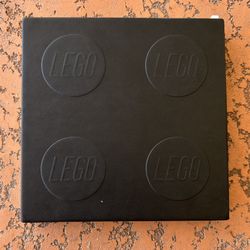 IQ LEGO Stationery Locking Notebook with Gel Pen, Square, 6 inches x 6 inches, Lined