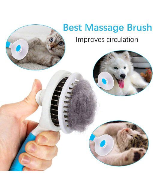 Self Cleaning Pet Hair Brush. Brand New. 