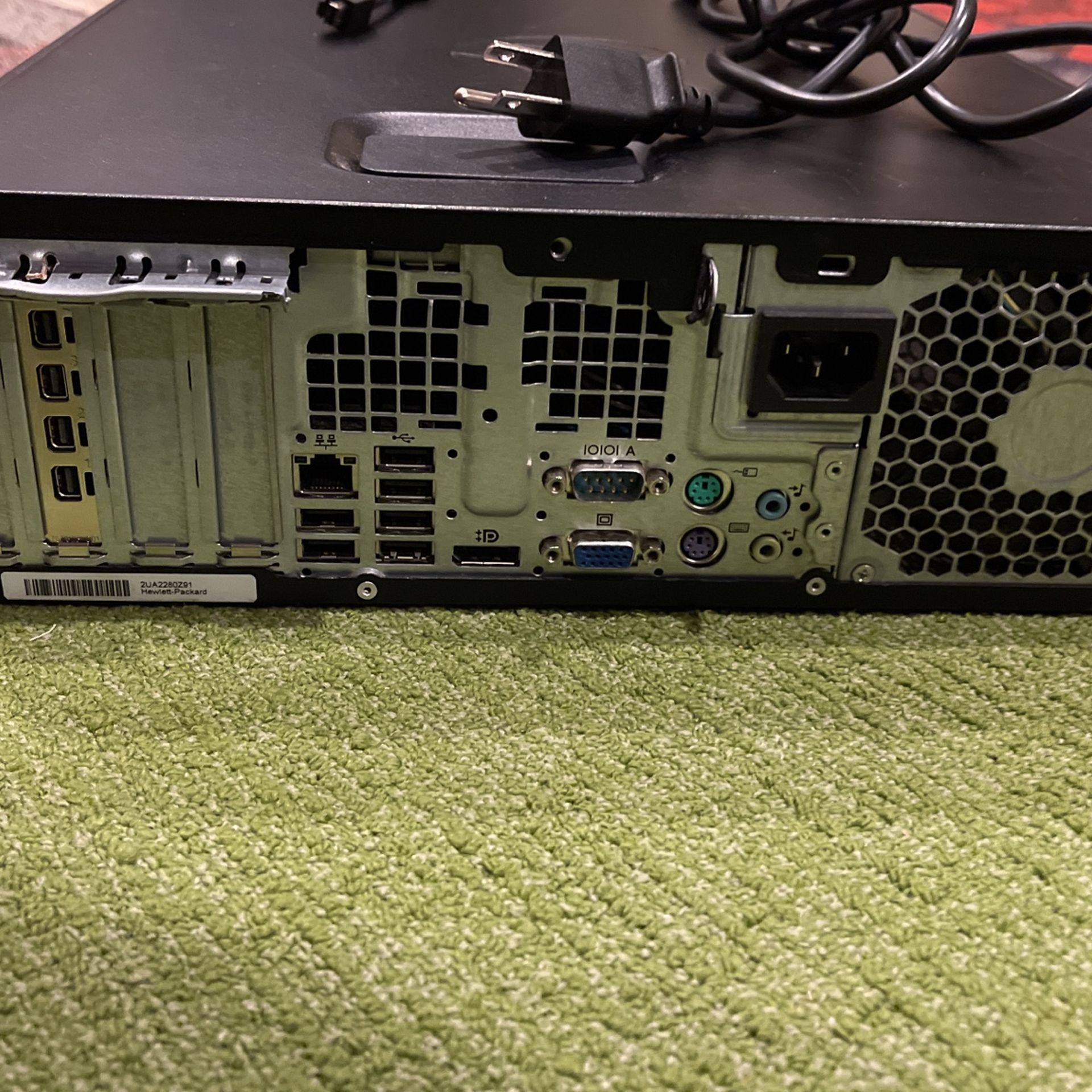 HP Desktop Computer For Sale With HP Monitor