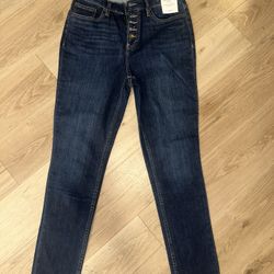 Calvin Klein Jeans Dark Blue high rise skinny jeans