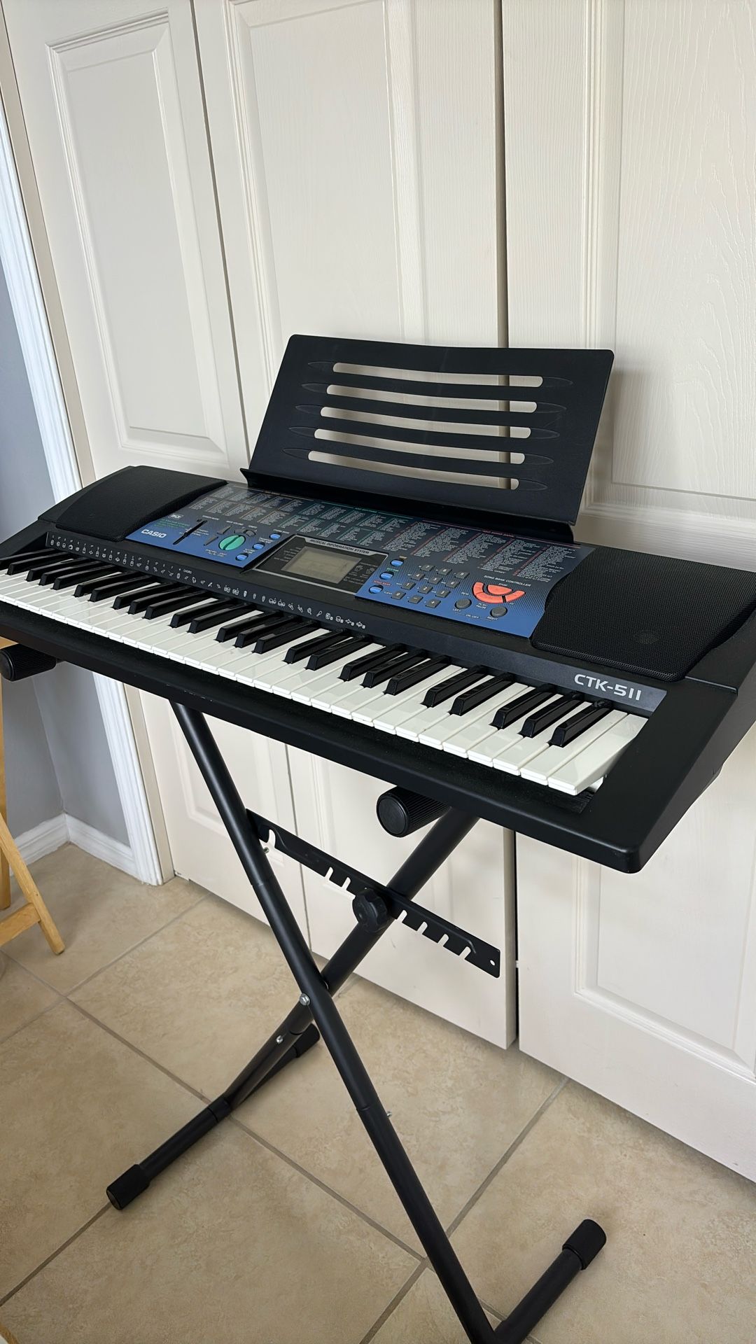 Casio CTK-511 Keyboard And Stand