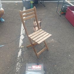 Collapsible Wooden Chair
