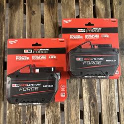 Milwaukee Forge 12ah 190$ Each