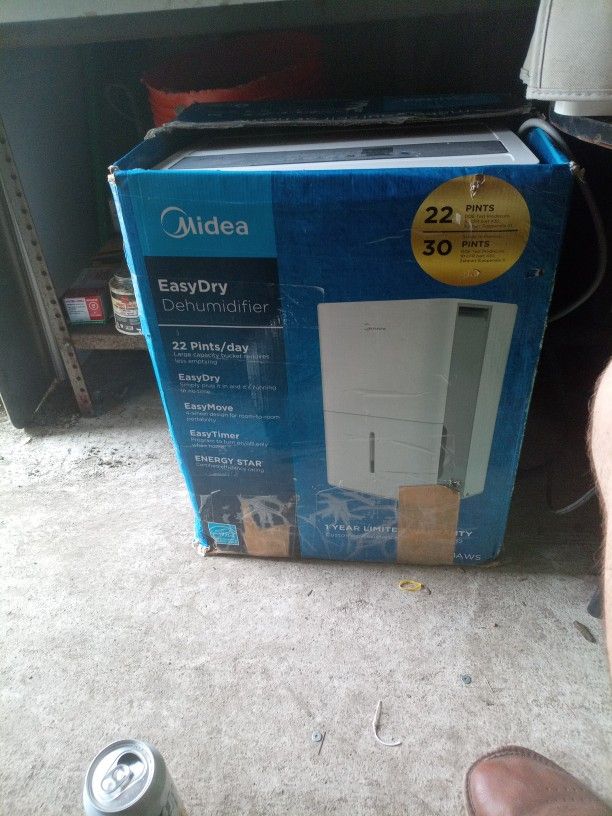 Midea EasyDry Dehumidifier New $100 Obo