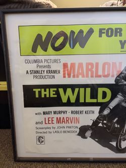 The Wild One Framed Movie Poster