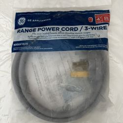 GE Range Power Cord- 4 Foot 3 Wire- New