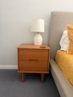 Mid century modern dresser and 2 nightstands