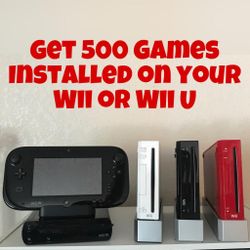 Games On Your Wii Or Wii U ( Read Description )