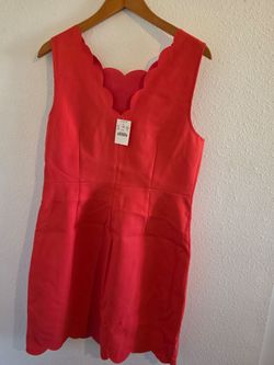 NEW J.Crew Scalloped Sleeveless Dress