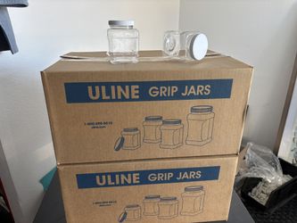 Uline Grip Jars Retail with Shrink Bands 