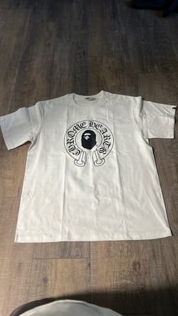 BAPE x Chrome Hearts Collab White T-Shirt