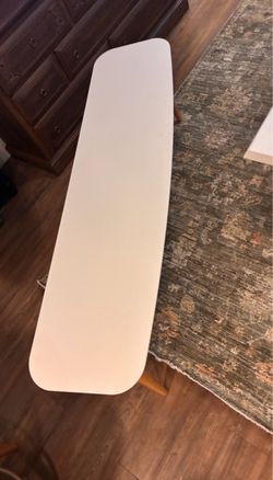 White TV Stand 63”x18”x20”