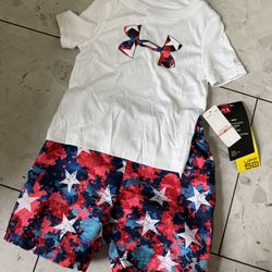 Under Armour toddler boys' 2-piece swim set