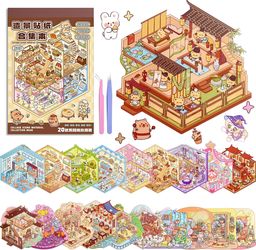 20 Page 3D sticker Book