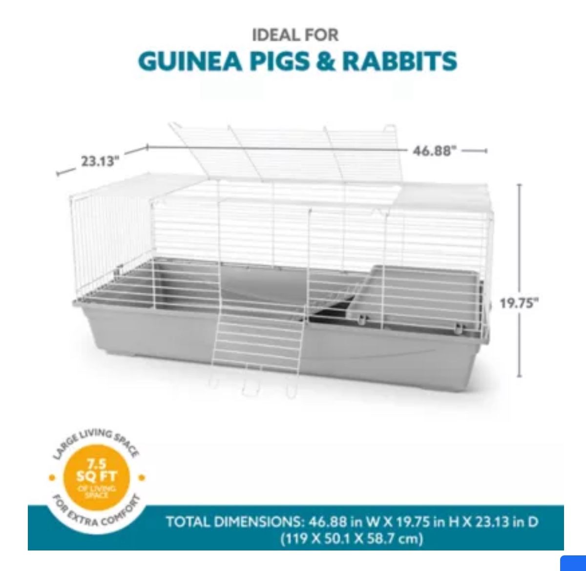 Full Cheeks Small Animal Cage