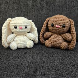 Handmade Crocheted Bunnies