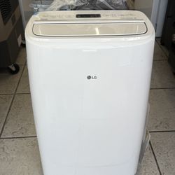 LG - Portable Air Conditioner Dual Inverter Smart Air Conditioner —10,000 BTU (SACC) / 14,000 BTU (ASHRAE)