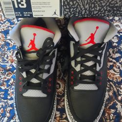 Brand New Jordan 3 Black Cement Size 13