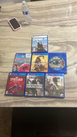 6 PS4 games + 1 PS5 game