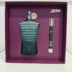 Jean Paul Gaultier Le Male Fragrance Gift Set 200ml and 10ml 6.8oz BIG BOTTLE