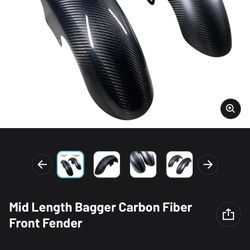 Hofmann Designs Harley Touring Mid Length Bagger Carbon Fiber Front Fender