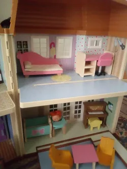 Vintage Hannah Montana Dollhouse miniature fits barbie or sindy Fully Furnished